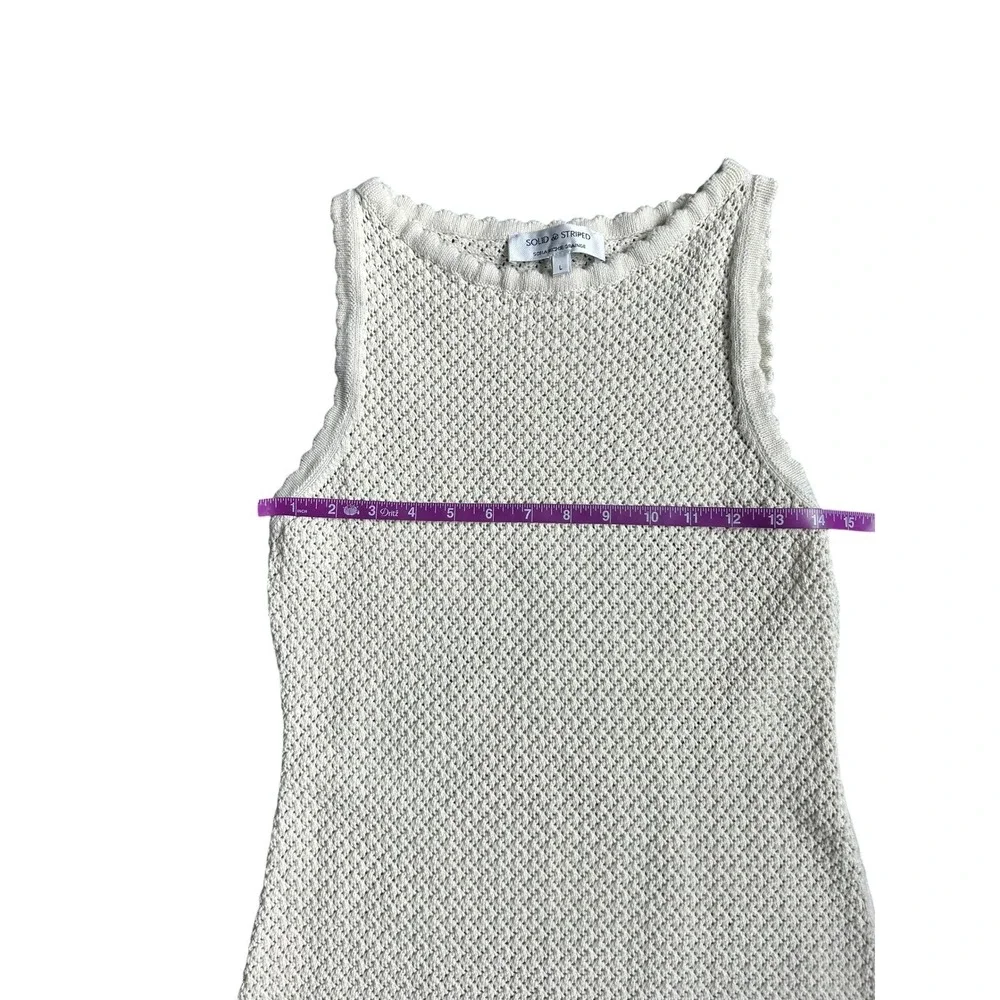 Solid & Striped x Sofia Richie Grainge The Lara Cover-Up Dress Crochet Size L